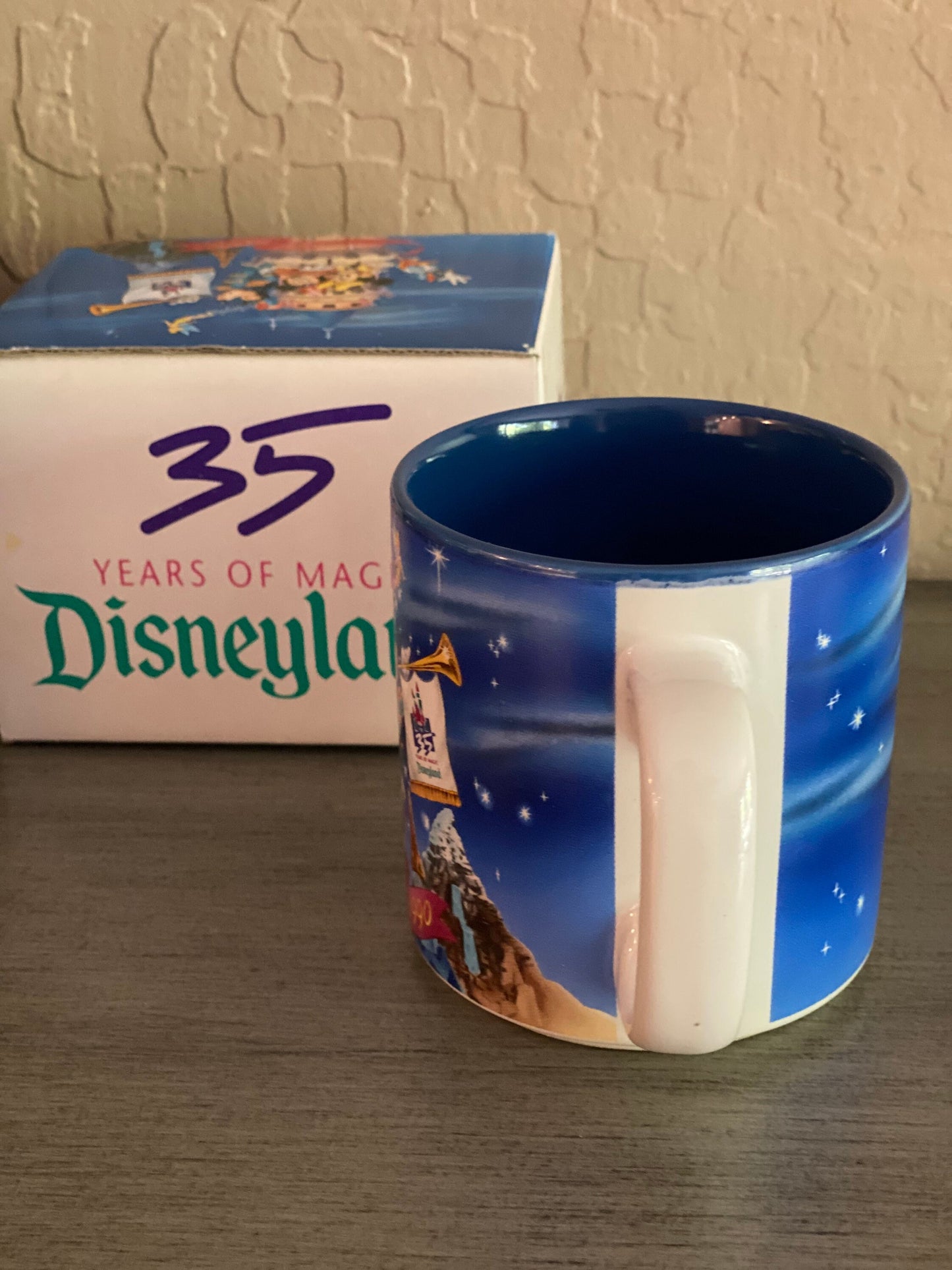 Disneyland 35th Anniversary Celebration Souvenir Coffee Cup Mug