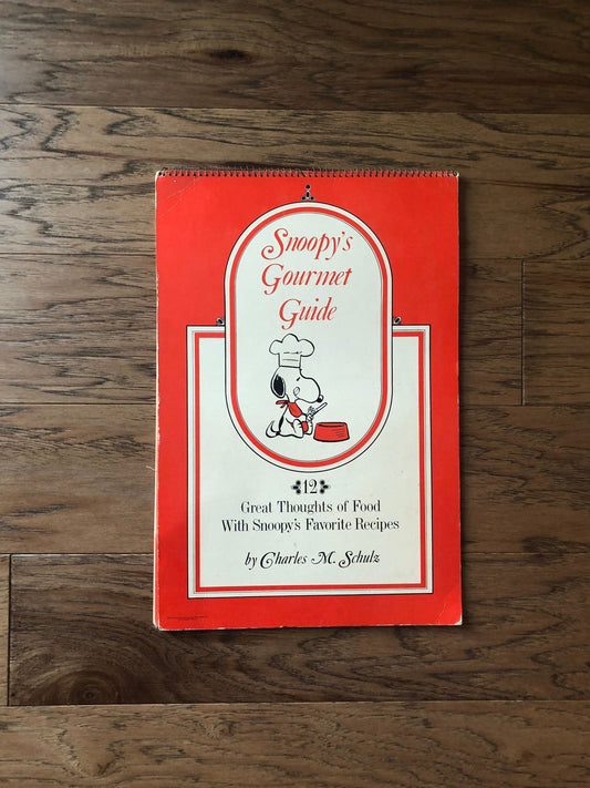 Vintage Snoopy’s Gourmet Guide by Charles M Schulz