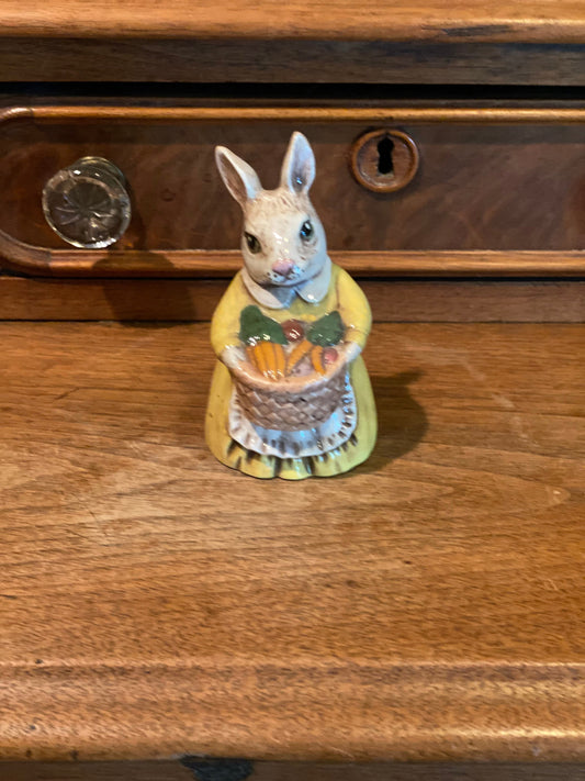 Vintage Ceramic Mrs. Wiggs Rabbit Figurine Porcelain Bunny Figurine