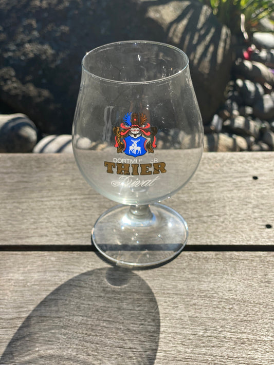 Vintage Dortmunder Thier Privat Beer Glass Tulip Beer Glass