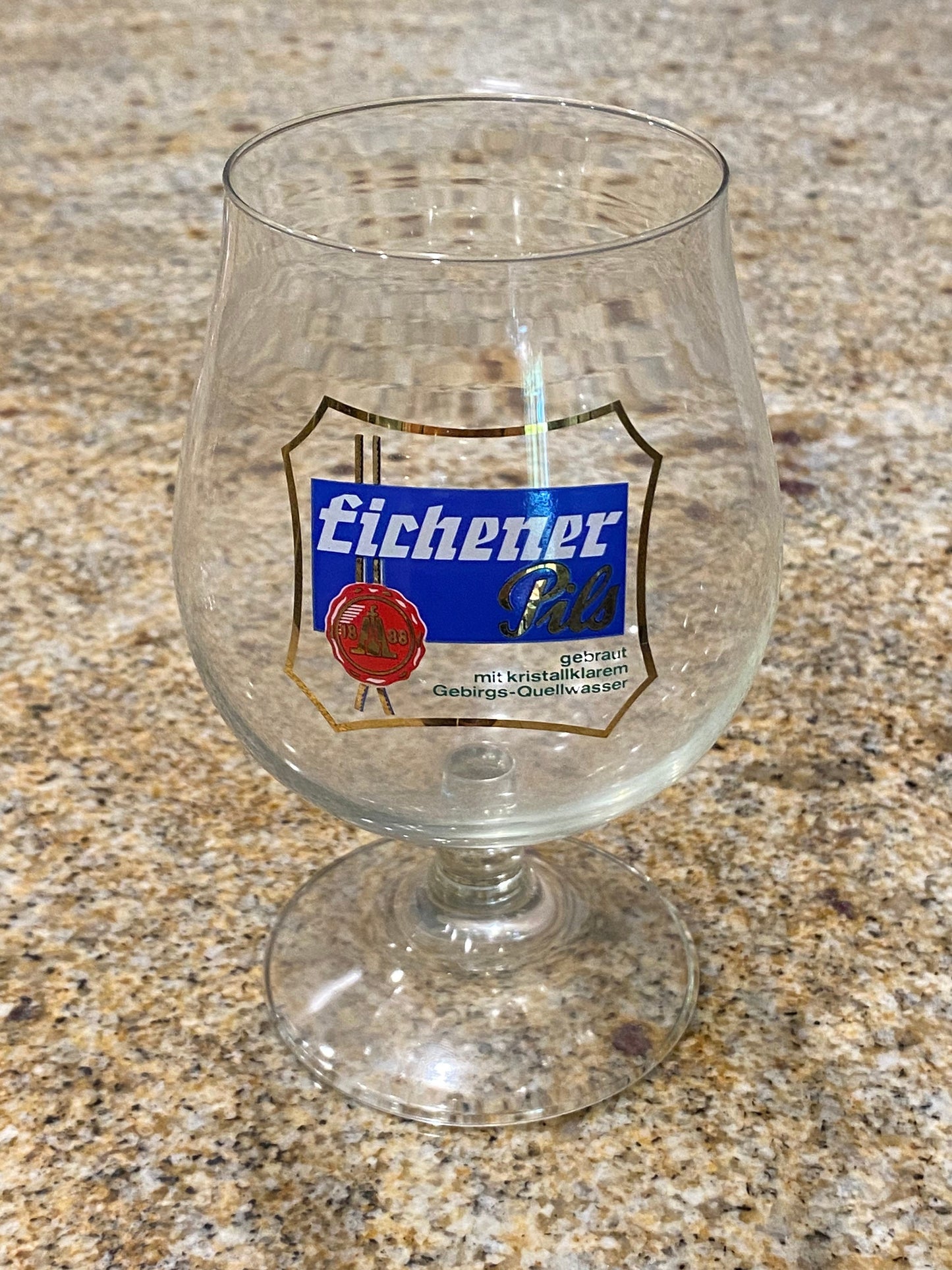 Vintage Eichener Pils Beer Glass Tulip Beer Glass