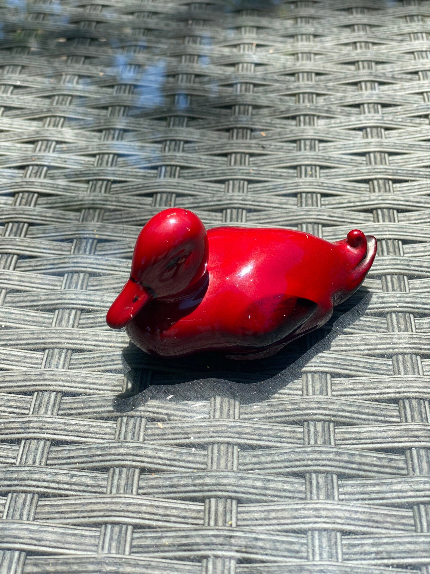 Royal Doulton Flambé Duck Mallard HN148B Red Duck Mallard Figurine