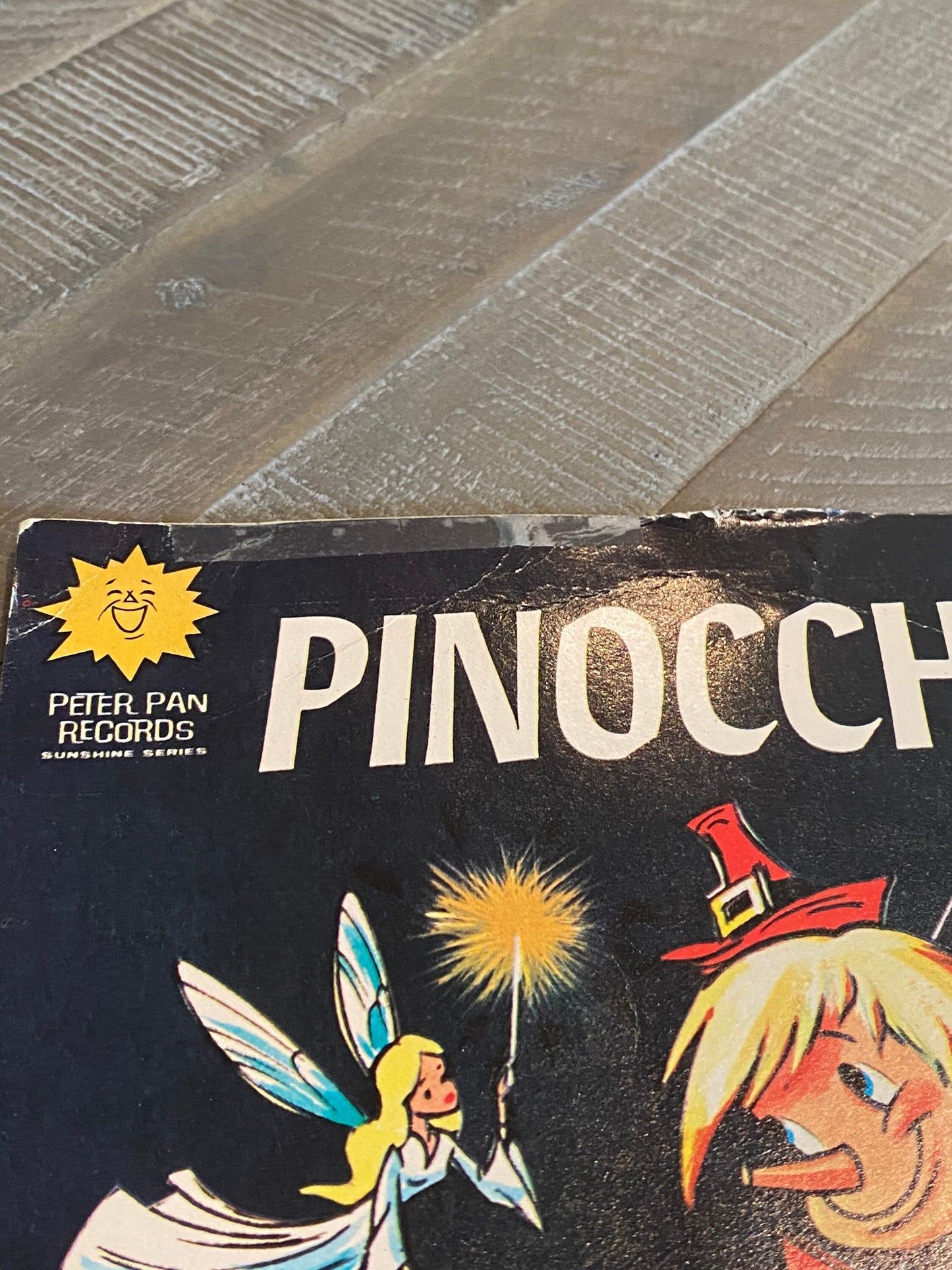 Peter Pan Records Double Record Pinocchio and Aladdin