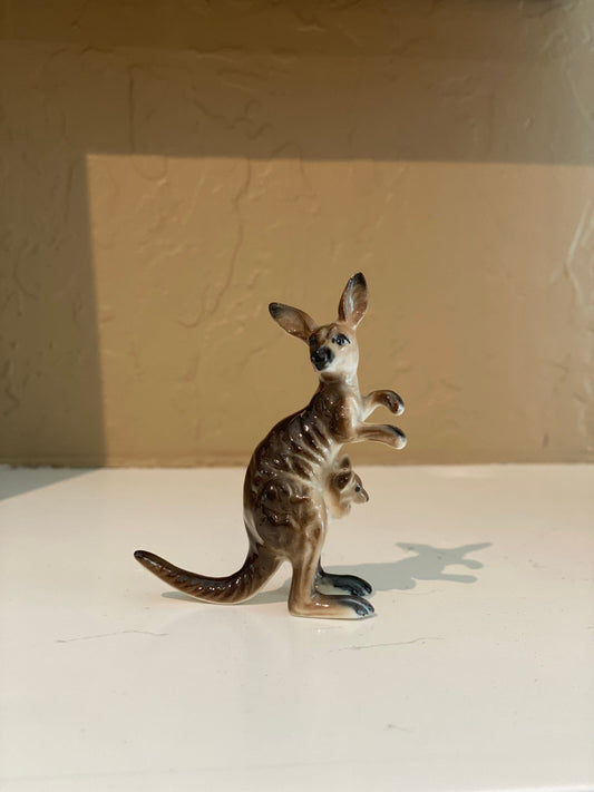 Vintage Bone China Kangaroo Figurine