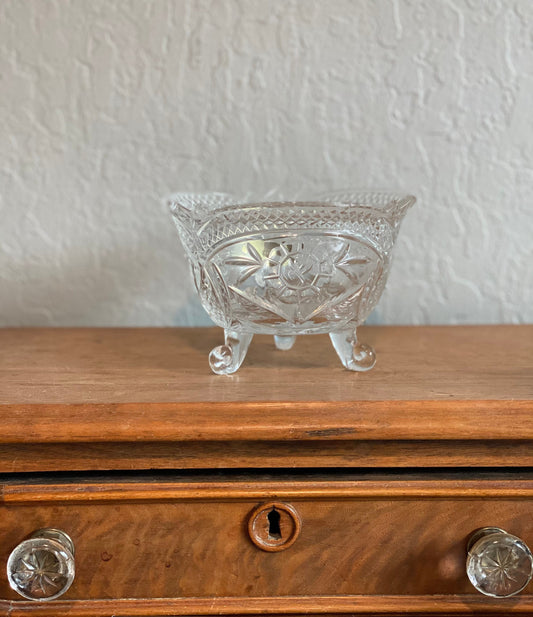 Vintage Crystal  Anna Hutte Echtbleikristall 24% Lead Crystal Bowl