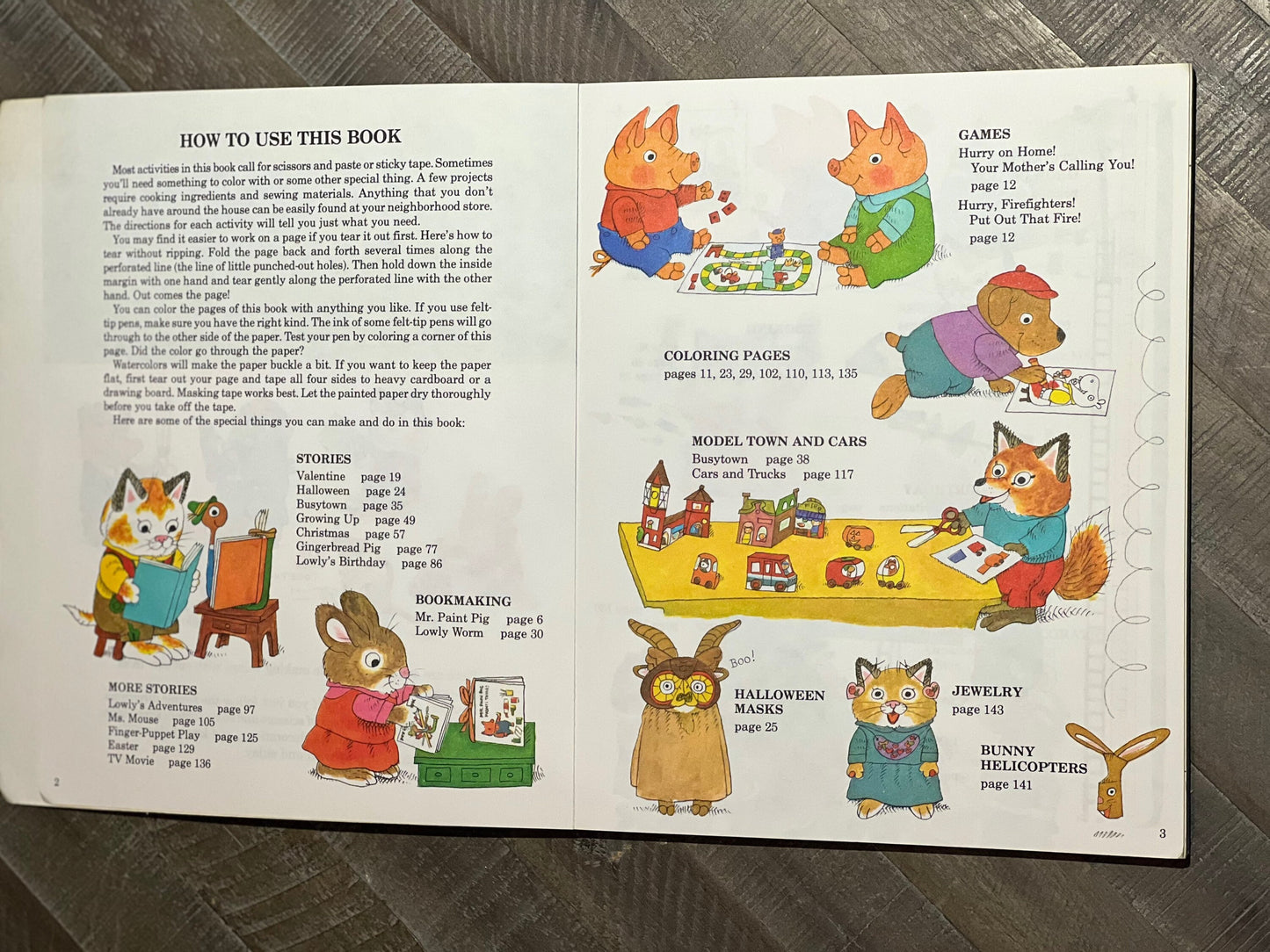 RARE Richard Scarry Best Make It Book Ever