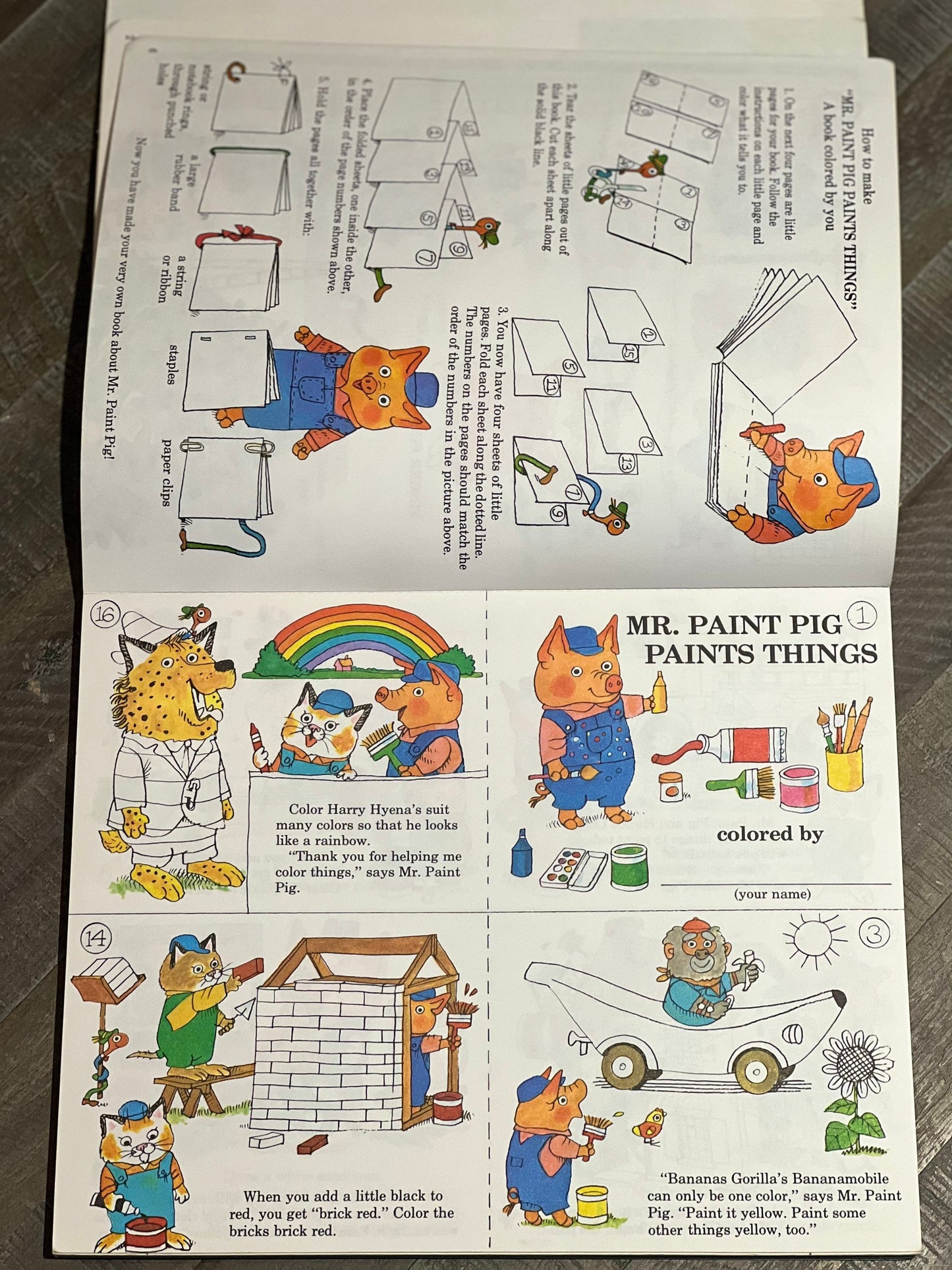 RARE Richard Scarry Best Make It Book Ever