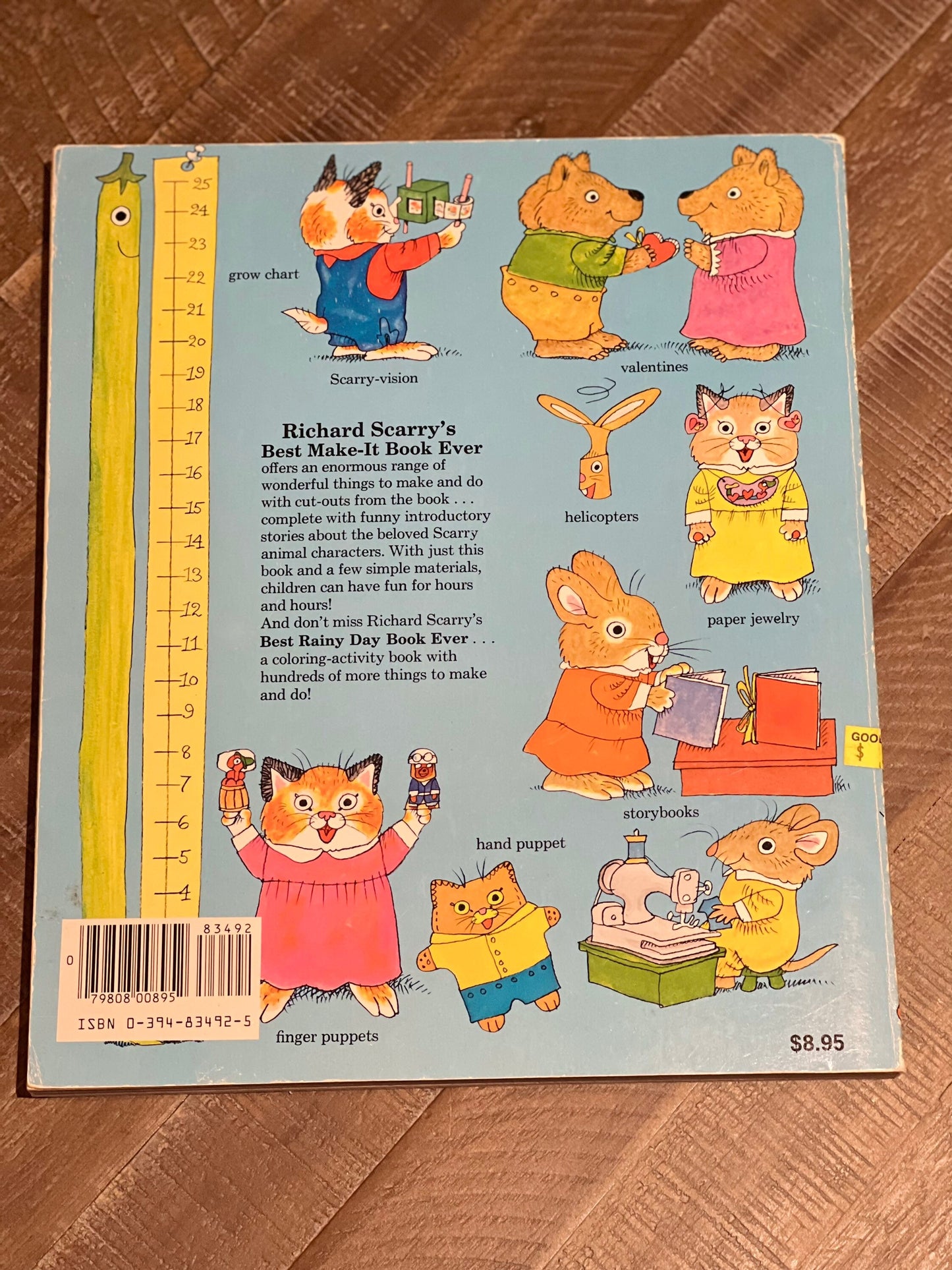 RARE Richard Scarry Best Make It Book Ever