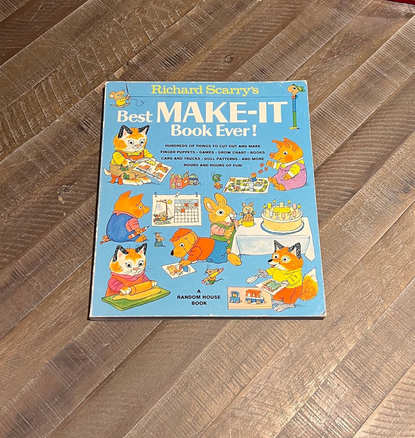 RARE Richard Scarry Best Make It Book Ever