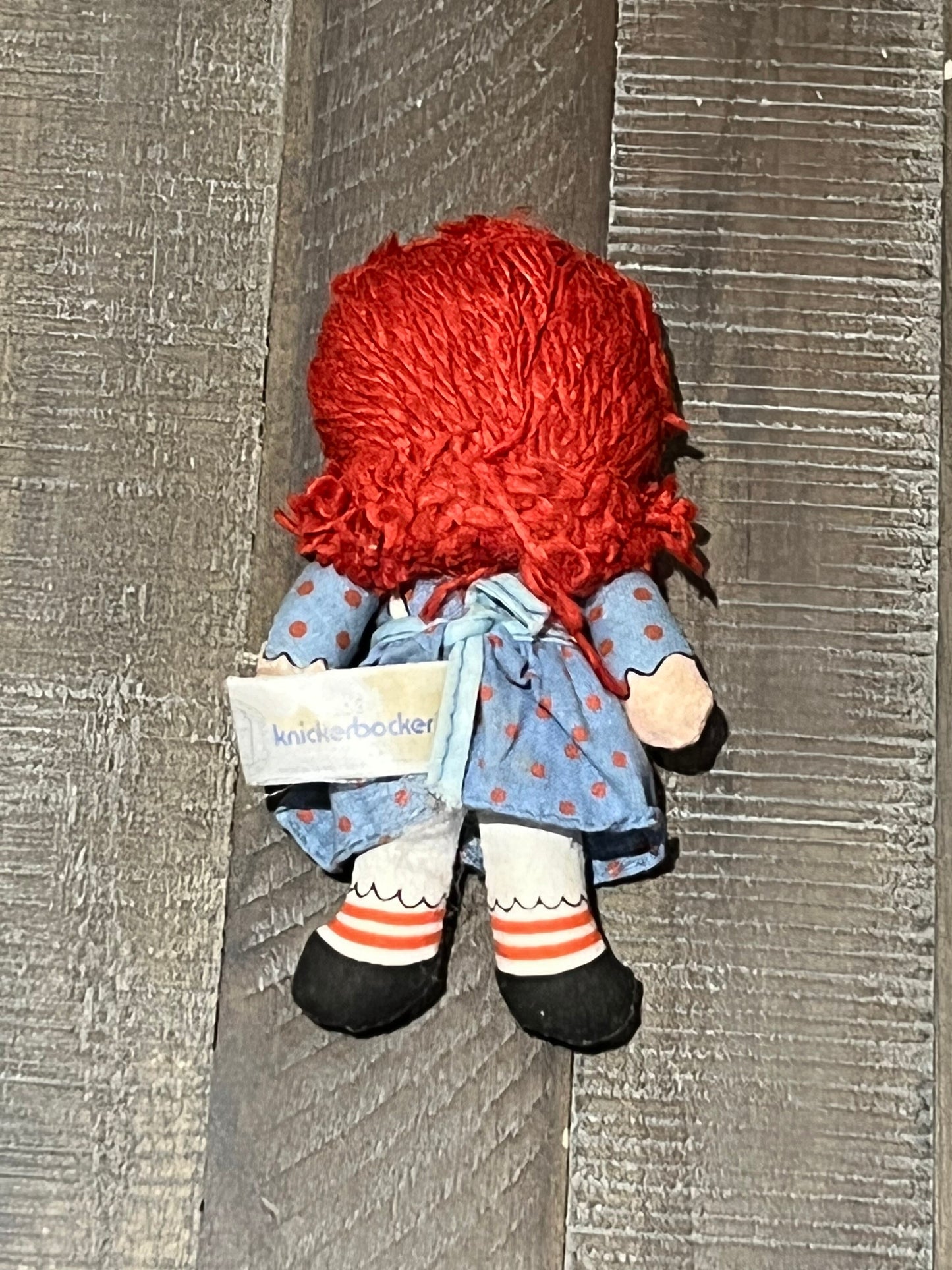 Raggedy Ann Holiday Christmas Ornament Raggedy Ann Mislabeled Plush Knickerbocker