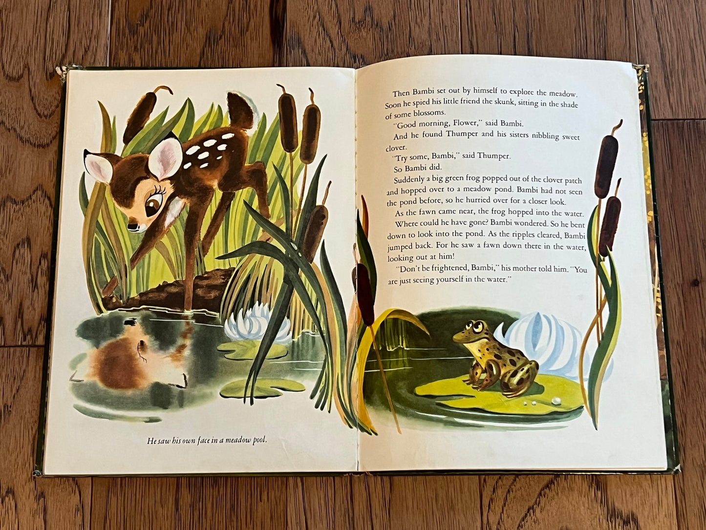 Vintage Golden Book Walt Disney Bambi Book Walt Disney Productions