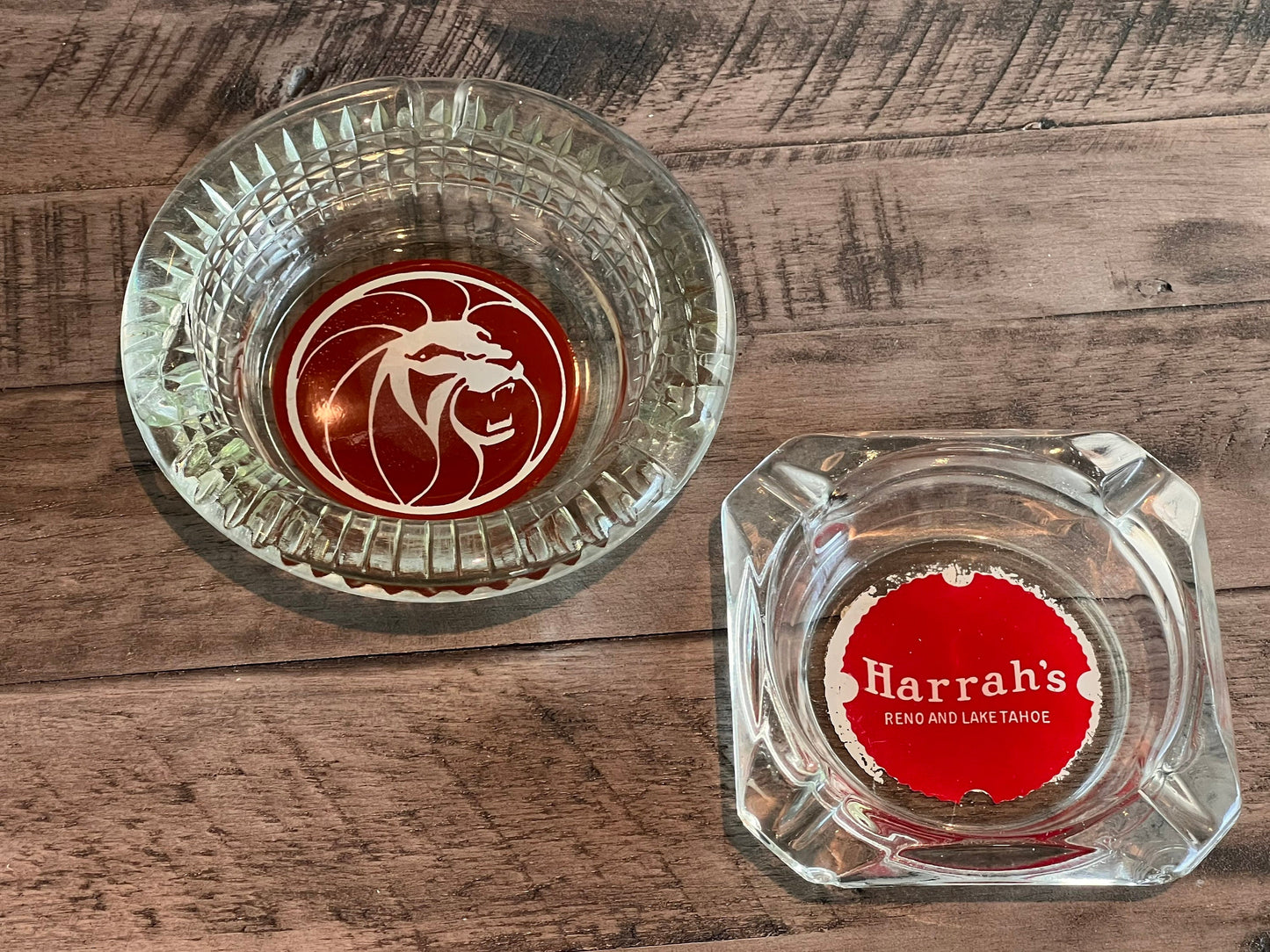 Harrah's Casino Lake Tahoe and Reno Collectible Ashtray