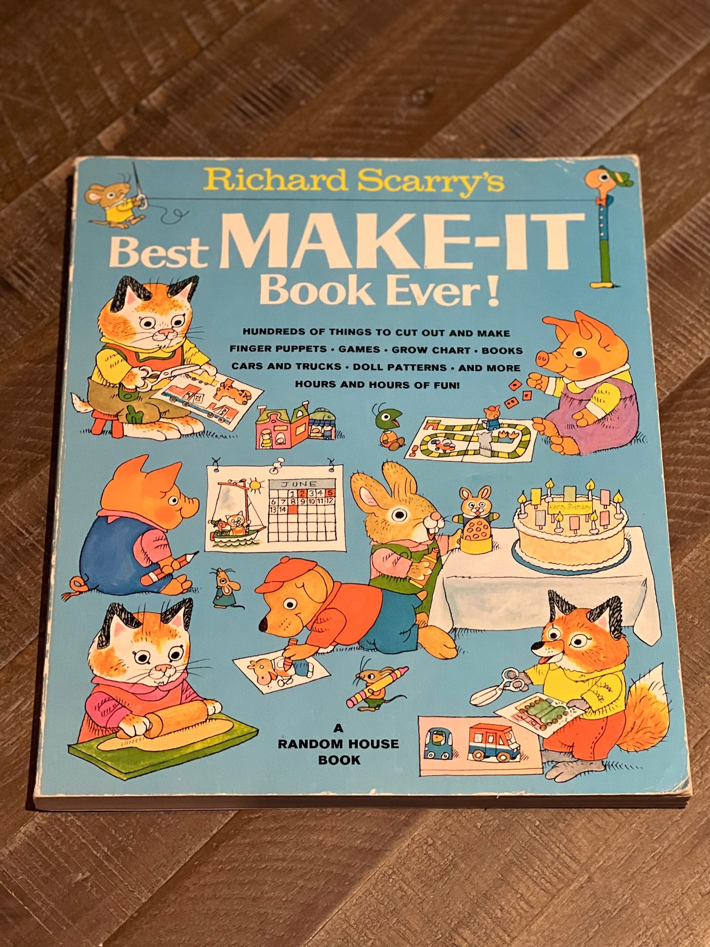 RARE Richard Scarry Best Make It Book Ever