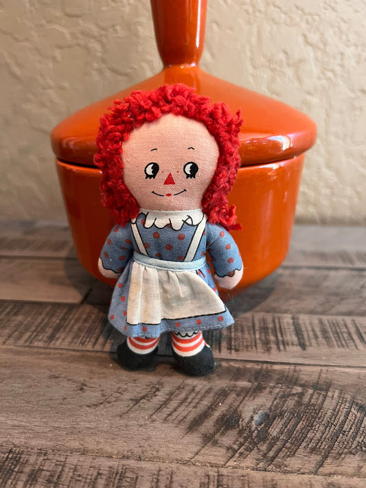 Raggedy Ann Holiday Christmas Ornament Raggedy Ann Mislabeled Plush Knickerbocker