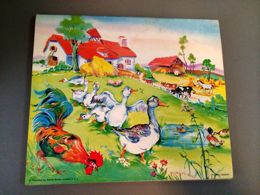 Vintage Dusty’s Farm Pop-Up Book Luce Lagarde Illustrated